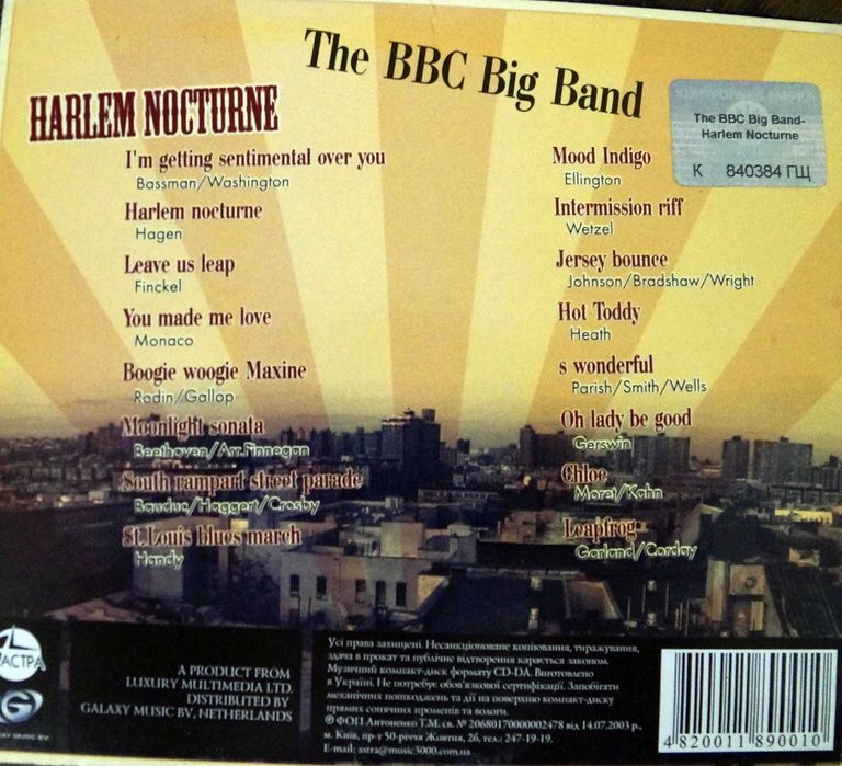 Jazz Club Presents: Harlem noturne - The BBC Big Band
