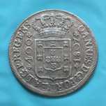CRUZADO NOVO (480 réis) 1807 - D. JOÃO PRÍNCIPE REGENTE - prata