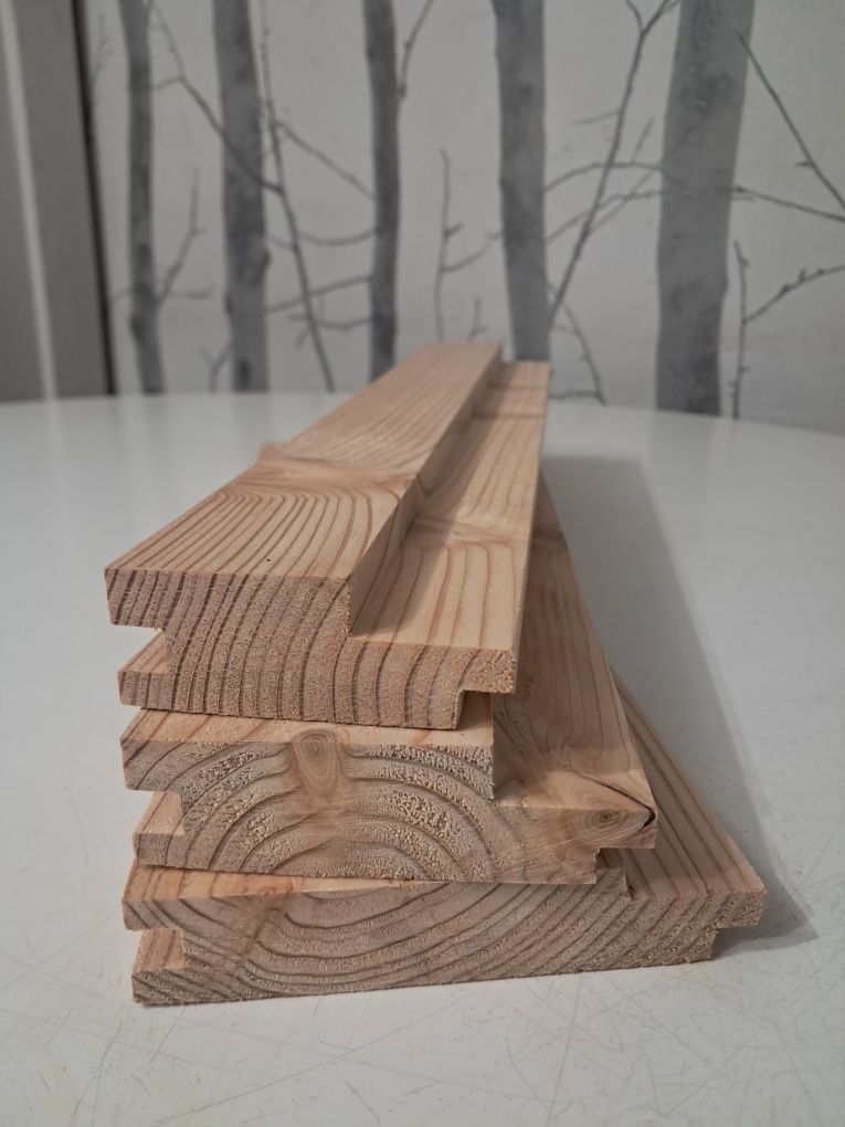 NOWOŚĆ Deska elewacyjna 3D modrzew , lamel , lamele
