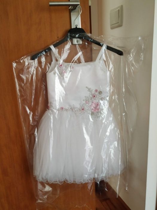 Vestido Cerimónia/Baptizado -Dos 3 aos 4 anos
