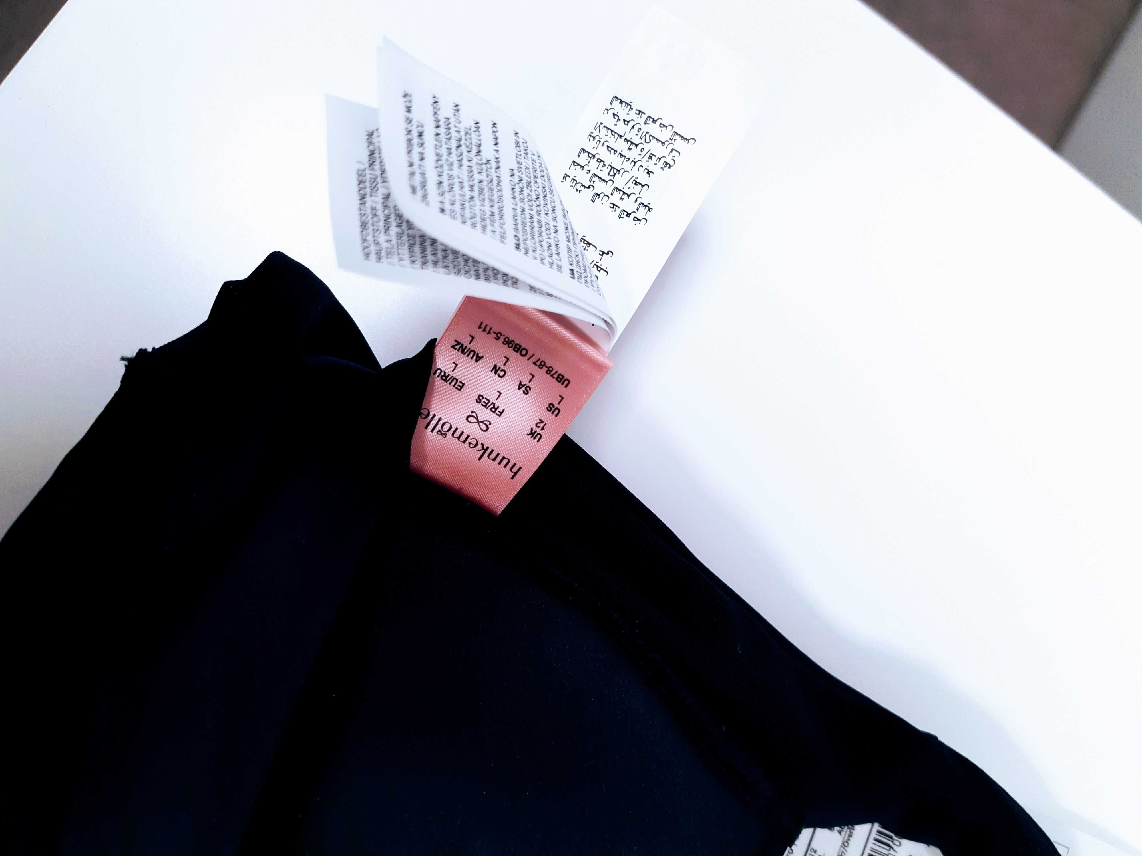 Nowa czarna góra od stroju kąpielowego hunkemoller