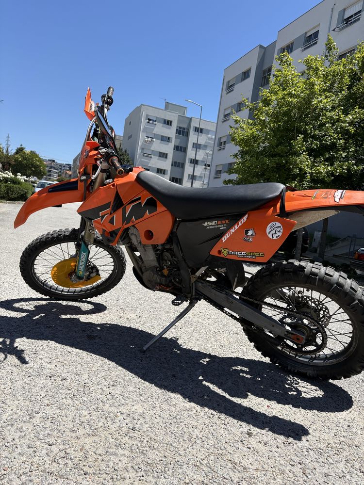 KTM 450 EXC - otimo estado -oferta capacete, kit limpeza, suporte………..