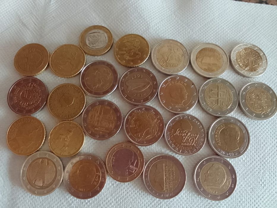 Moedas raras diversas