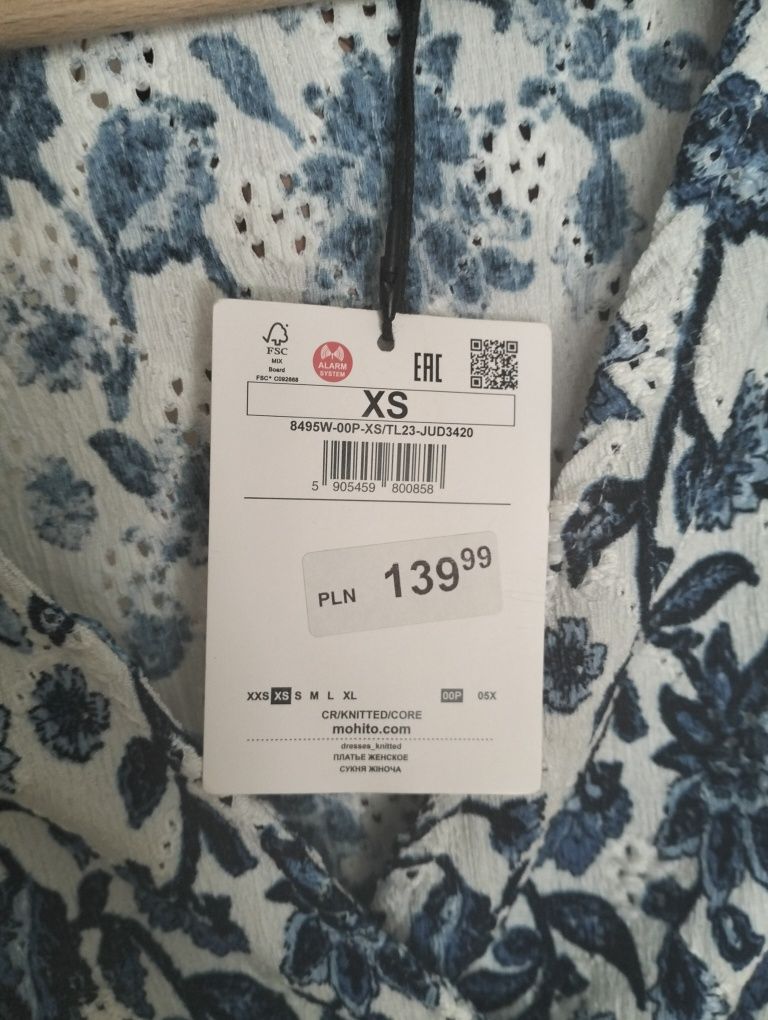 Sukienka letnia elegancka Mohito S nowa