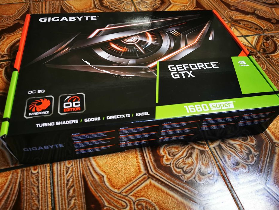 Nvidia GeForce GTX 1660 6gb super, Gygabite