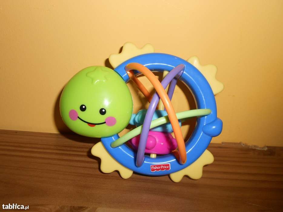 Grzechotka Fisher Price gąsieniczka