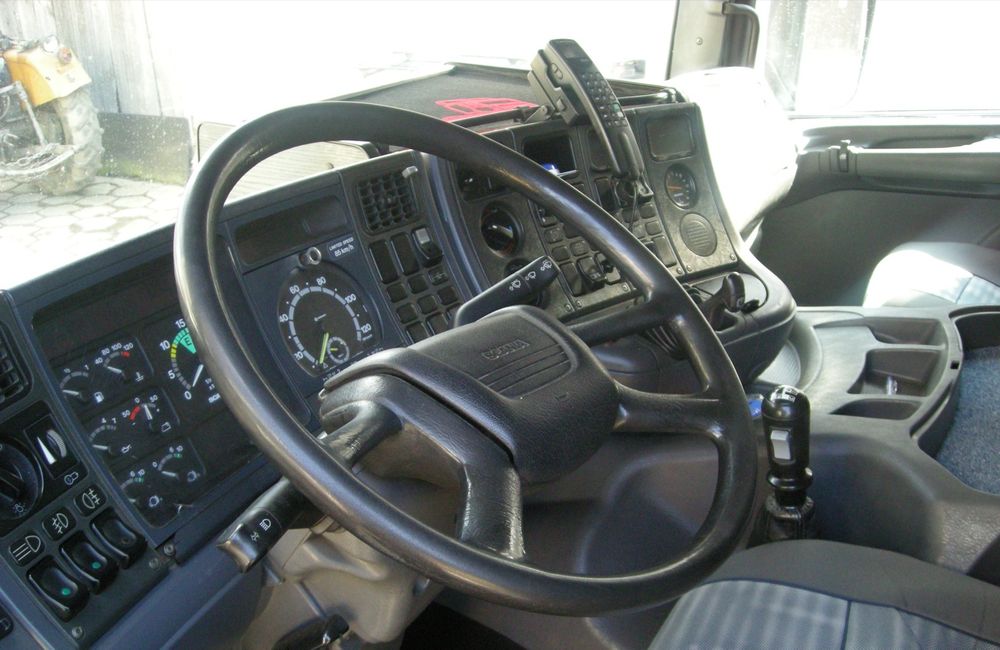 SCANIA 124G + NACZEPA wywrotka
