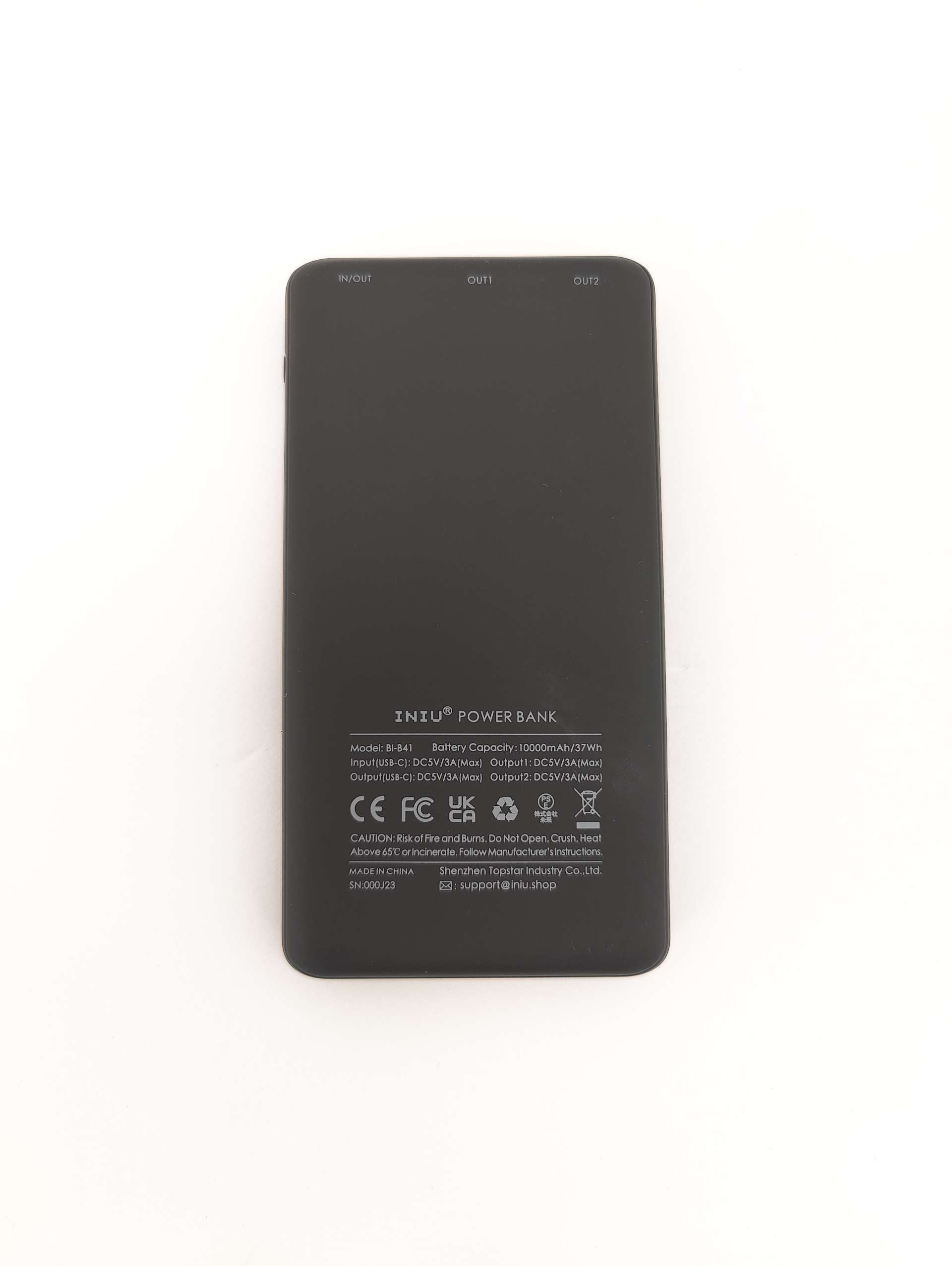 Powerbank INIU 10000 mAh czarny