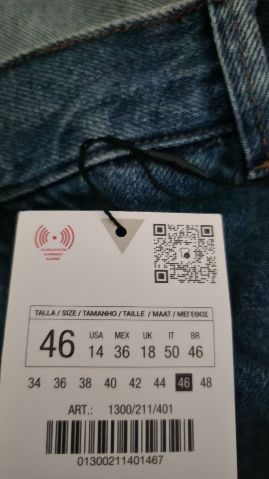 Jeansy Zara r. 46