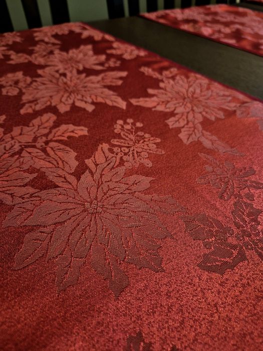 Zestaw 3 szt. Bieżników świątecznych satyna Boże Narodzenie Homla DUKA