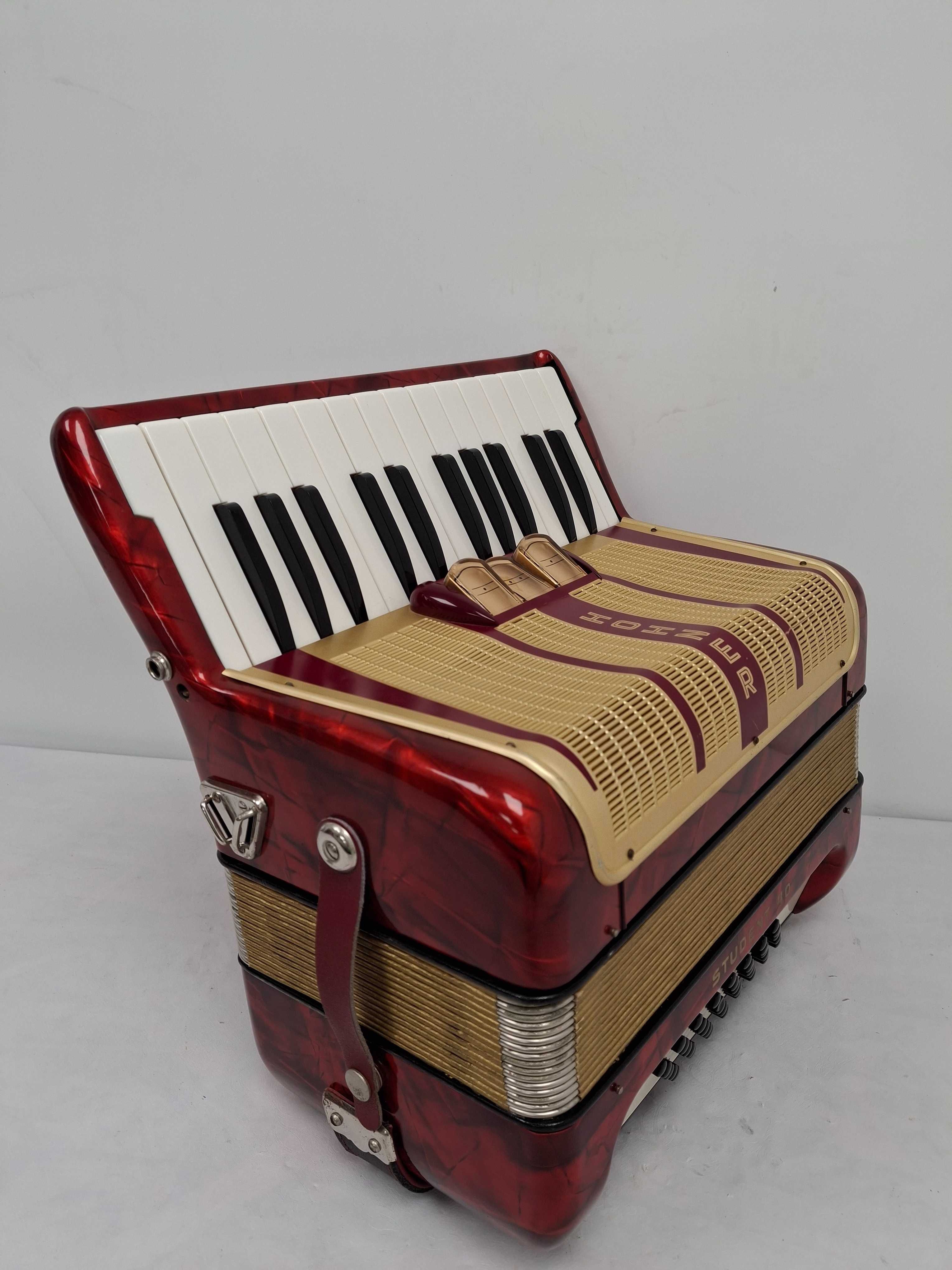 Akordeon Hohner Student 40 basów, stan bardzo dobry, zamiana!!!