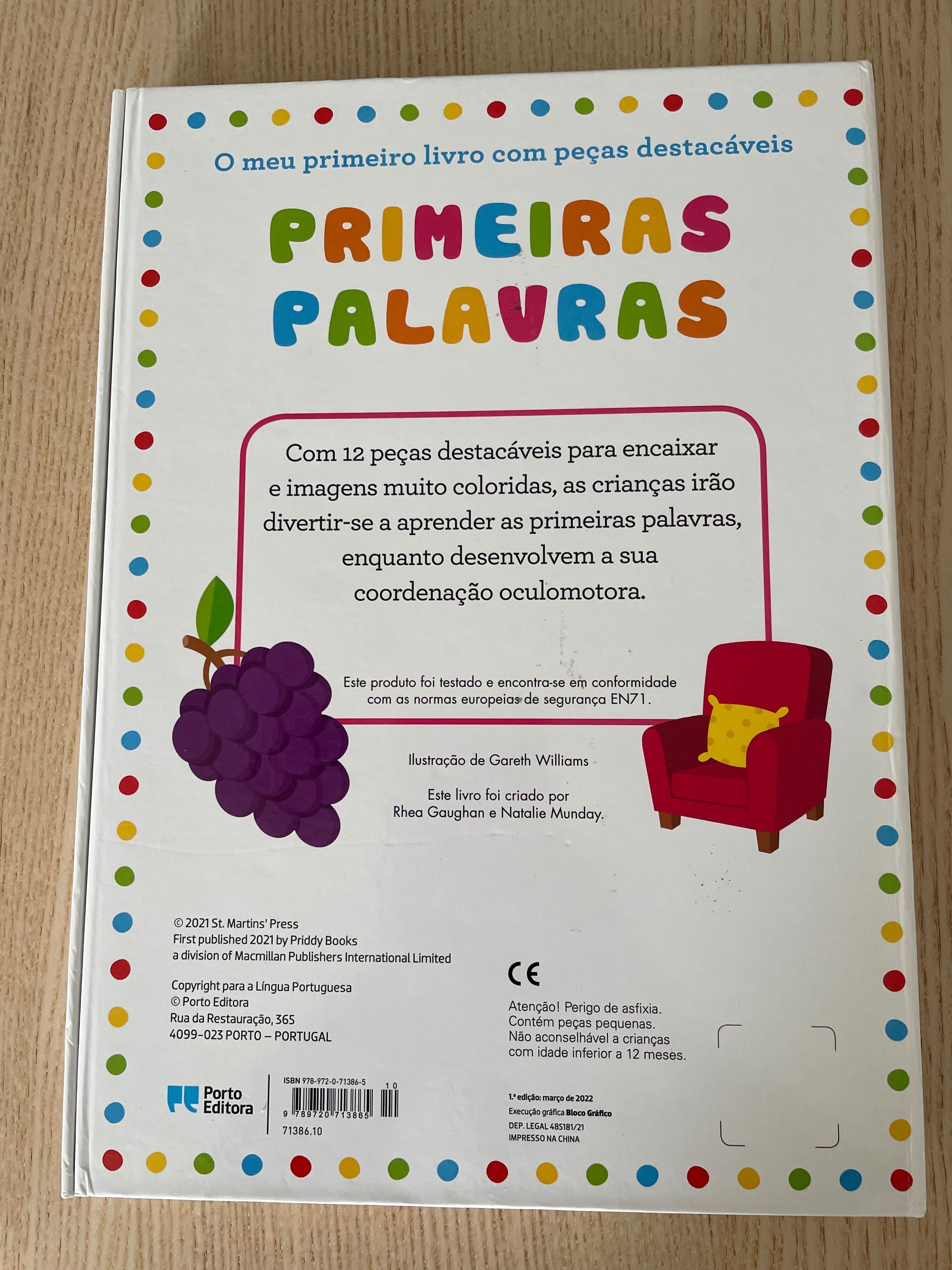 Livro infantil - primeiras palavras