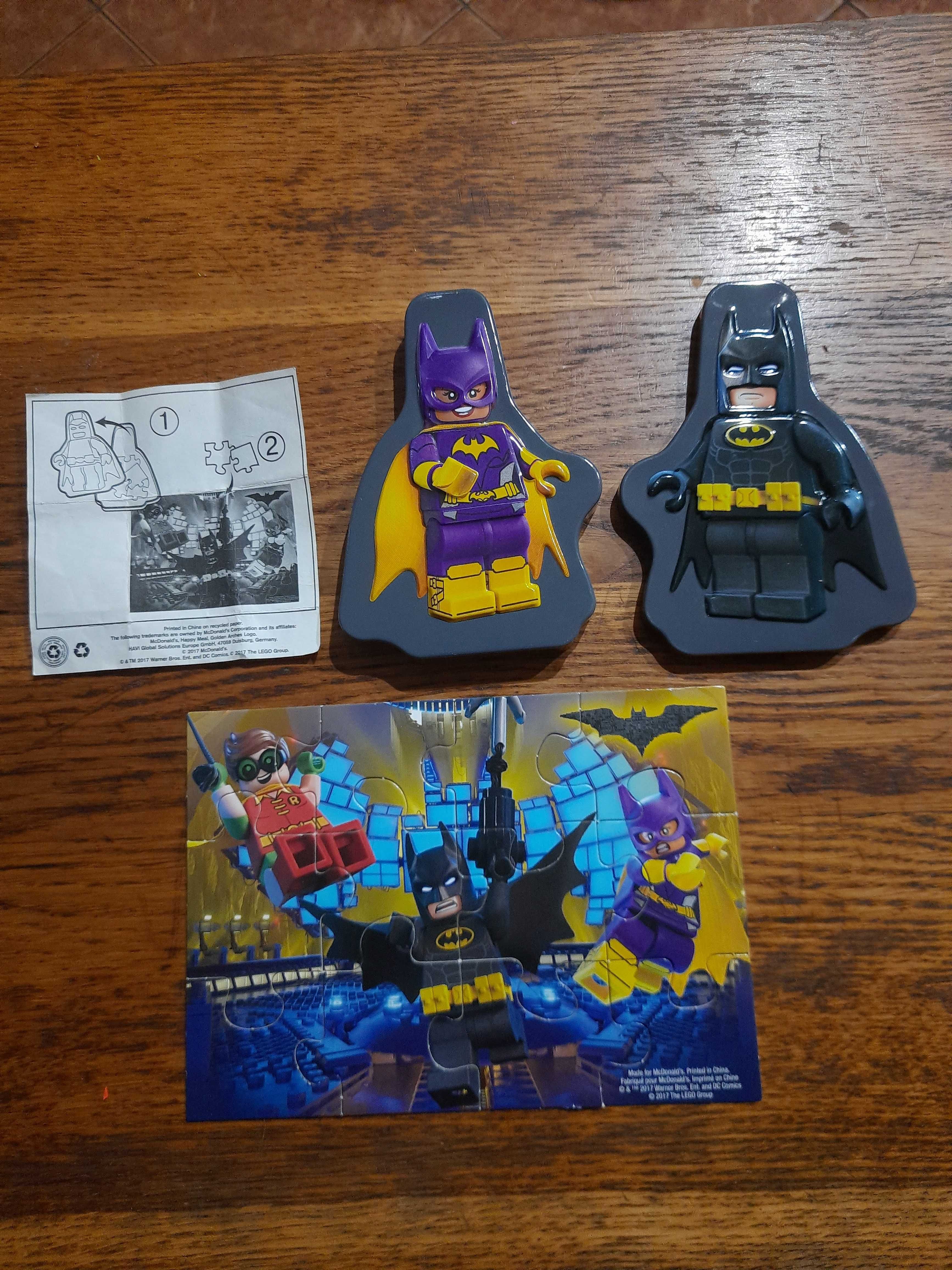 BATMAN LEGO puzzle w metalowym pudełku