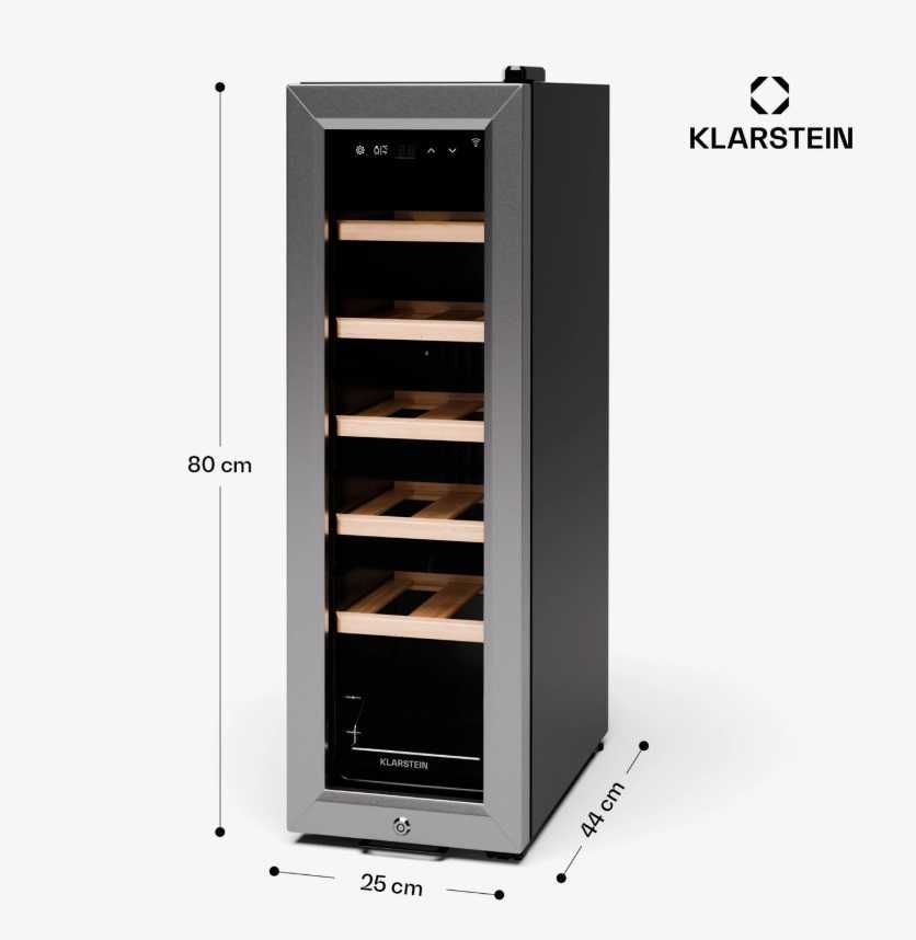 Lodówka do wina, winiarka 12But. Klarstein  S-176