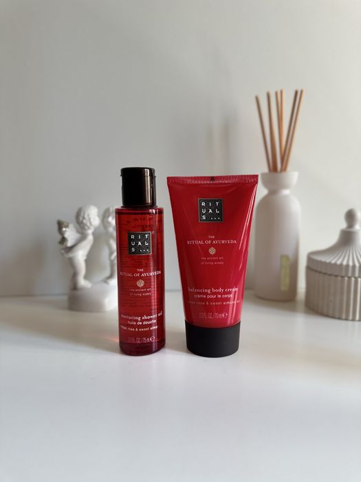 Rituals Ayurveda пінка, олія для душу, скраб, крем, набори