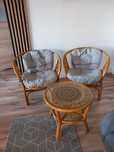 Kpl. rattanowy tarasowy