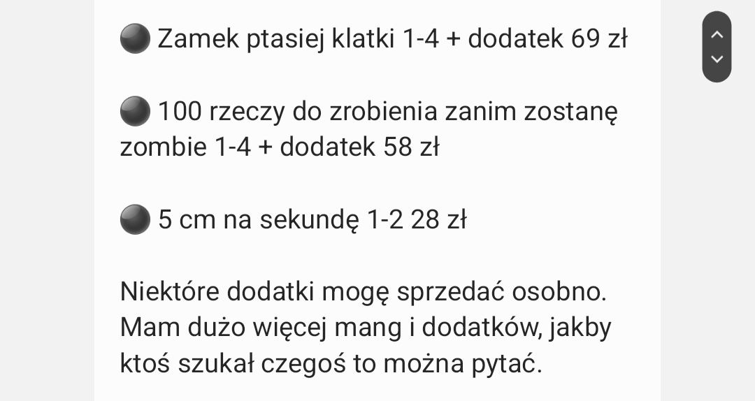 Mangi + dodatki od 8 zł za tom