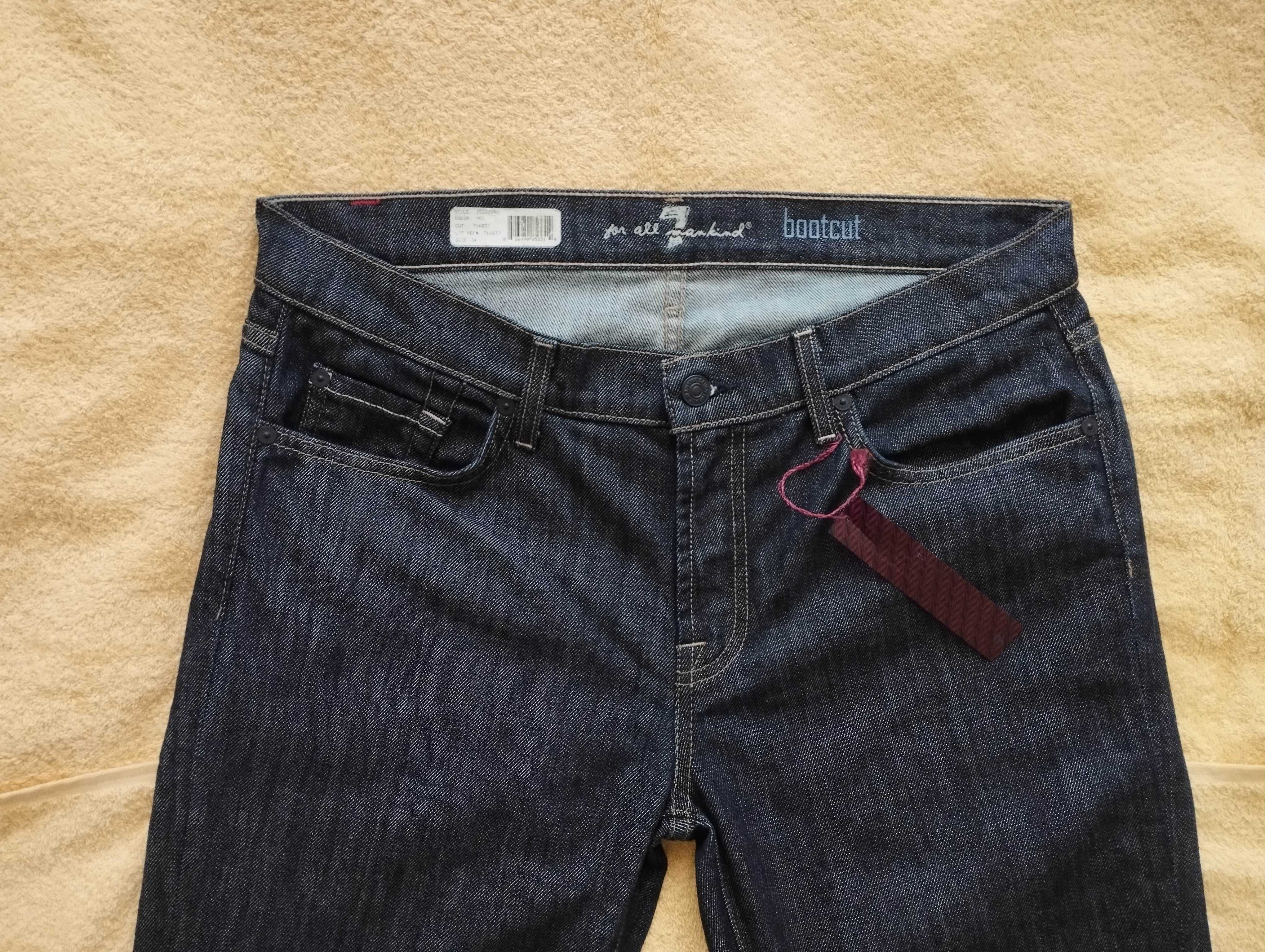 Jeansy 7 for All Mankind bootcut 34/34