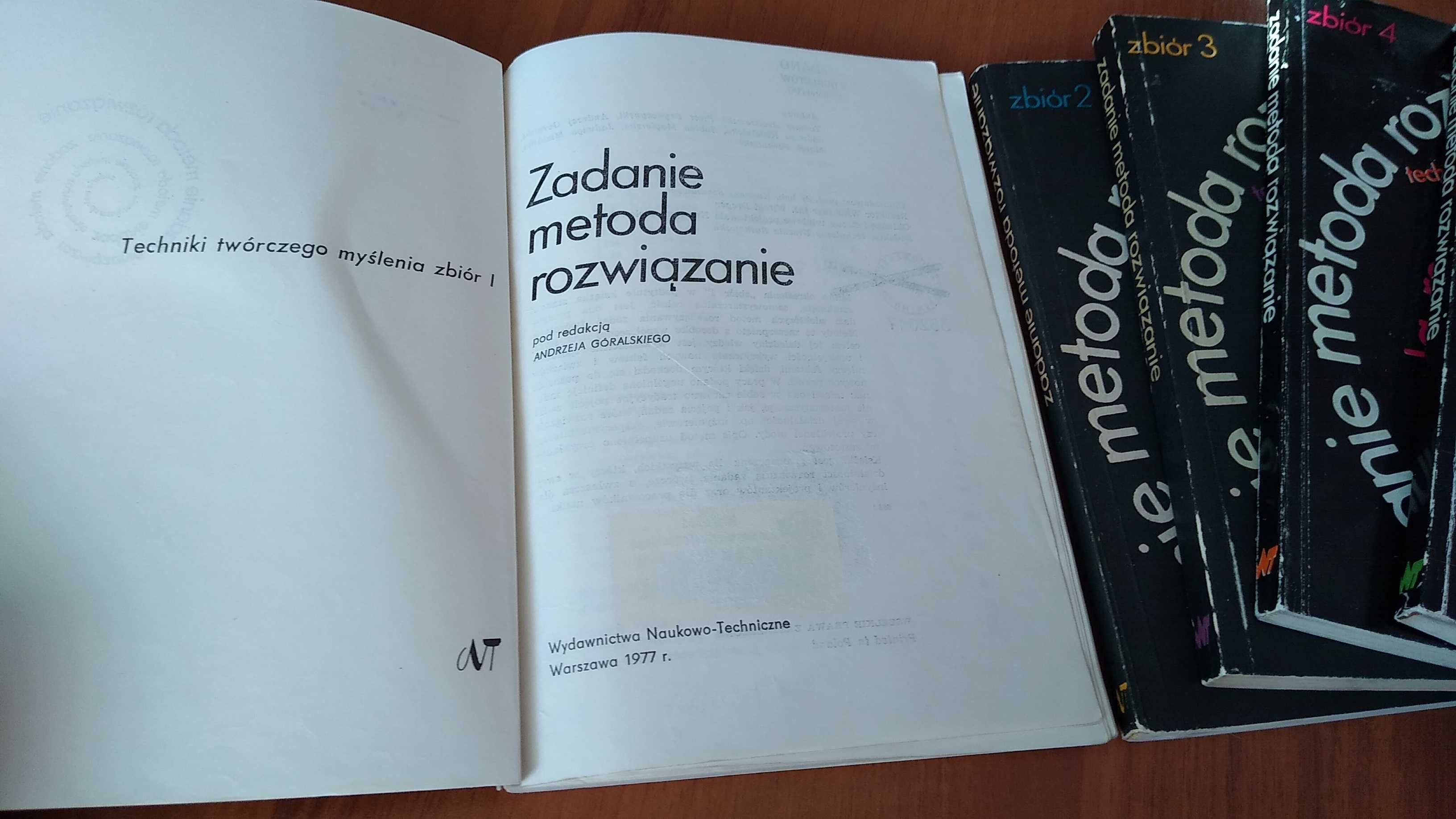 ZADANIE METODA ROZWIĄZANIE zbiór 1-5 Andrzej Góralski WNT Komplet