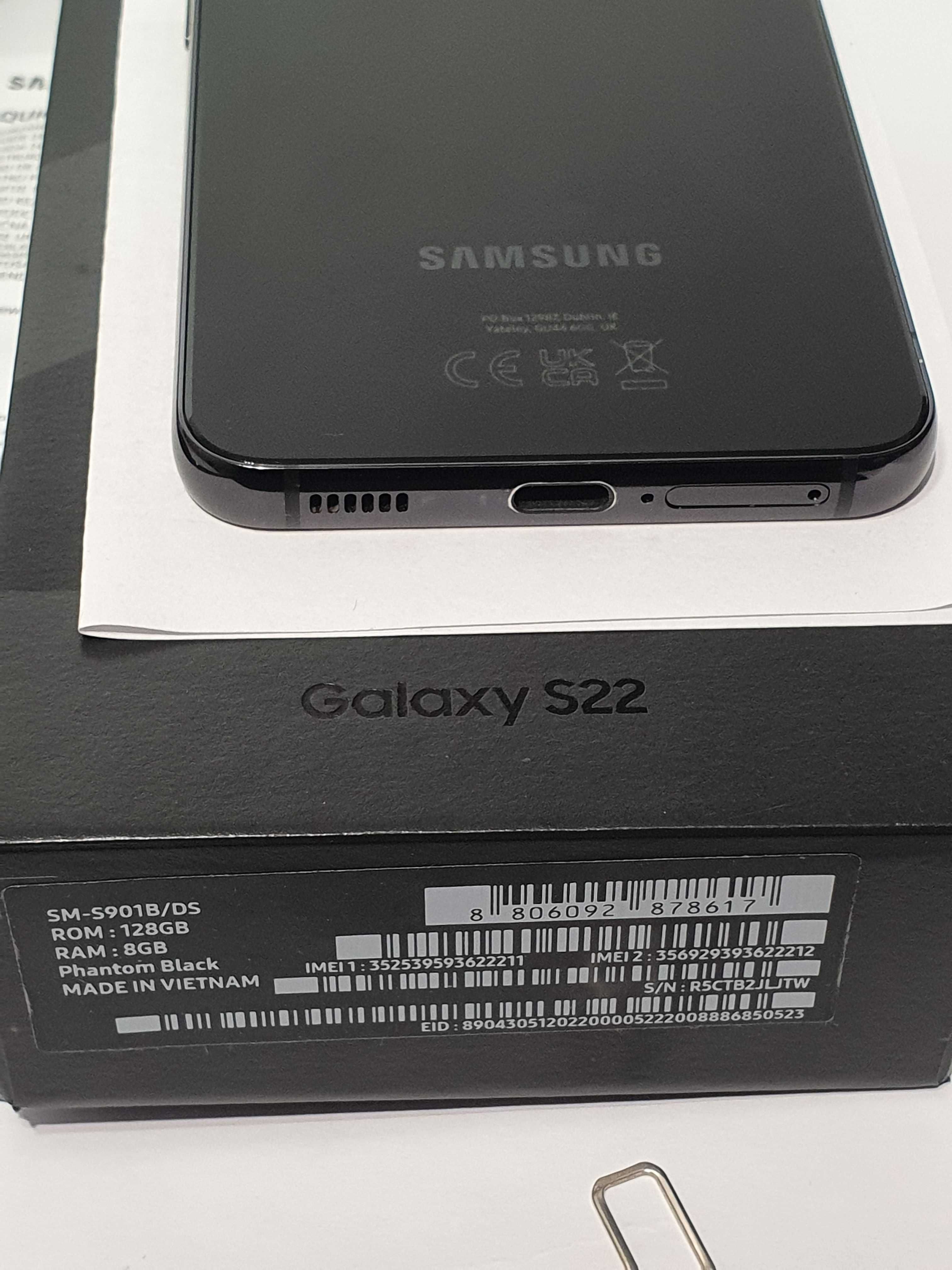 Jak Nowy telefon SAMSUNG S22 dual sim Duos na 2 karty x2 etui+ szkło