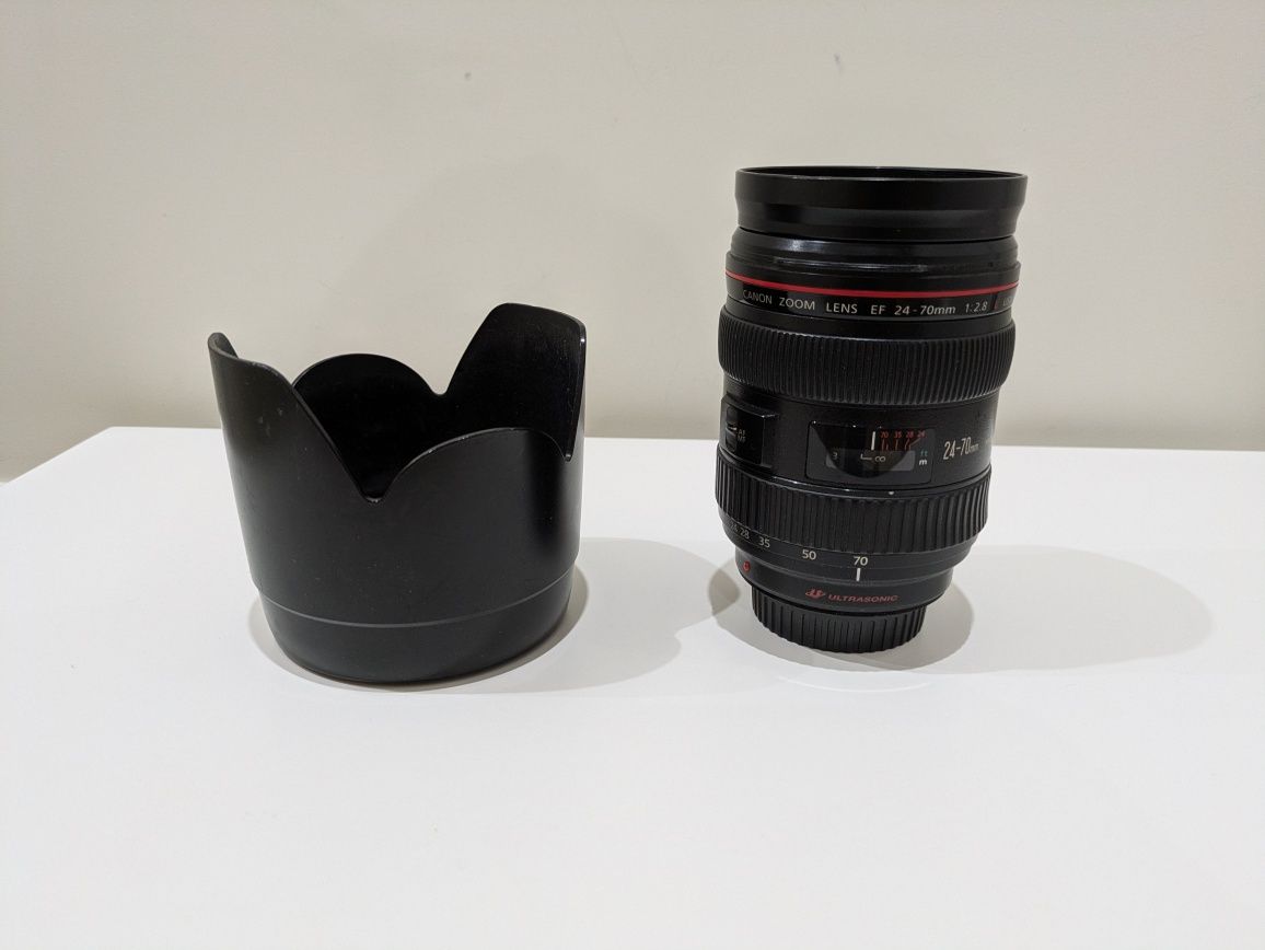 Canon EF 24-70 f2.8 L avariada