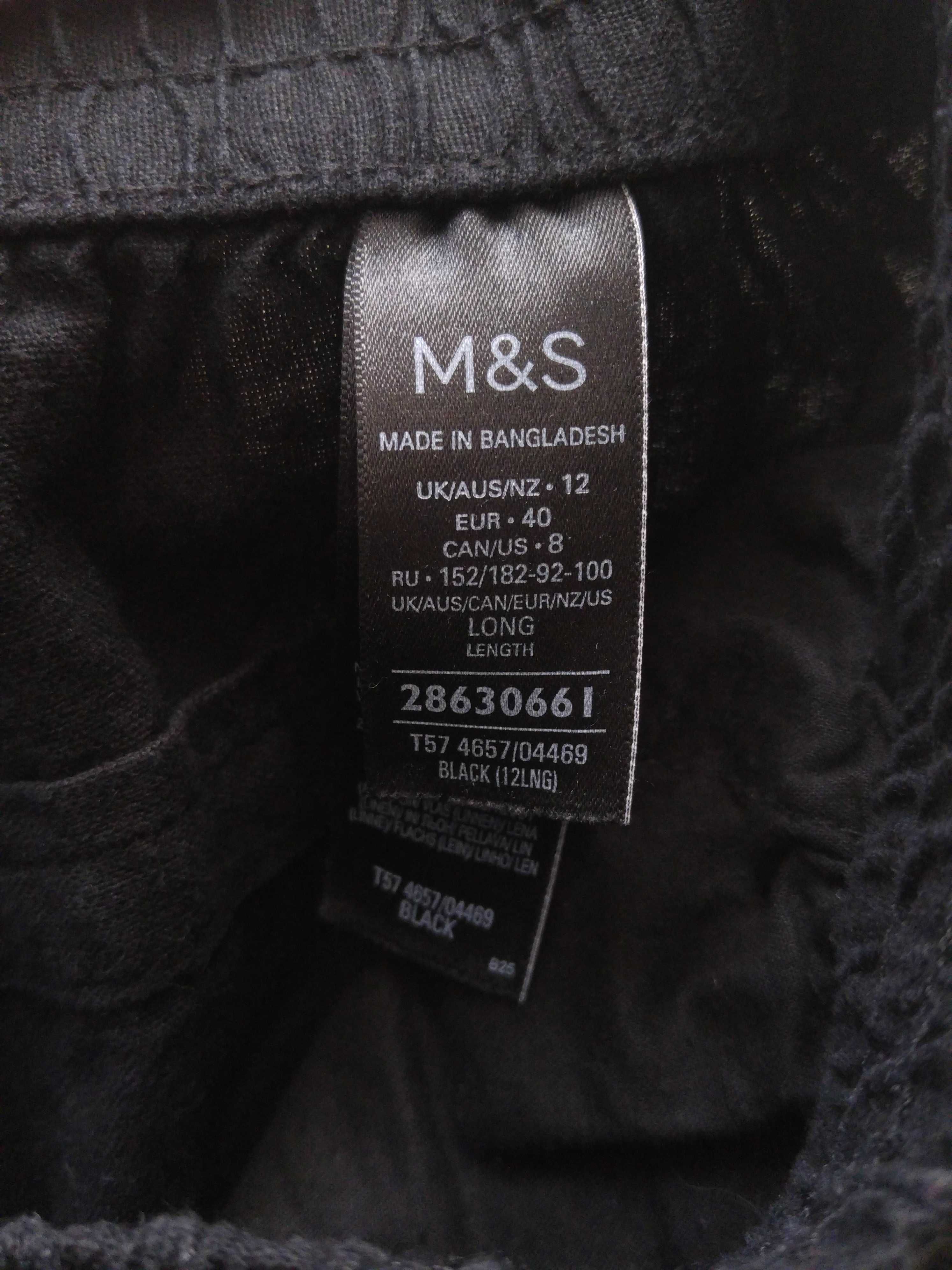 Spodnie lniane damskie M&S
