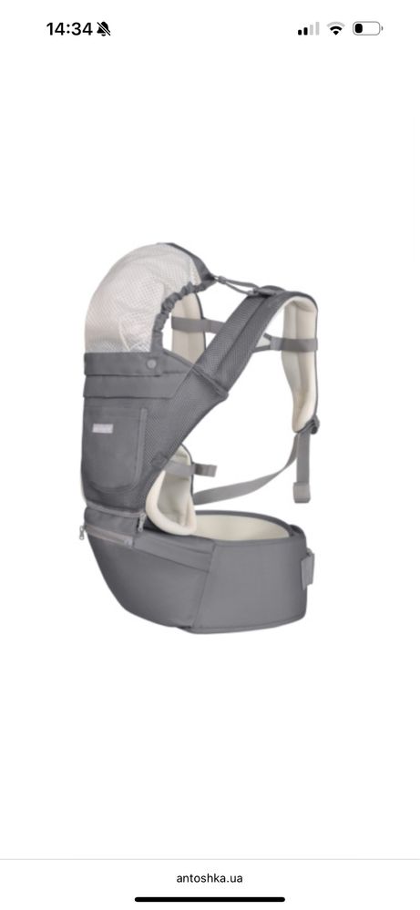 Ергорюкзак 3 в 1 Kikka boo Chloe Grey