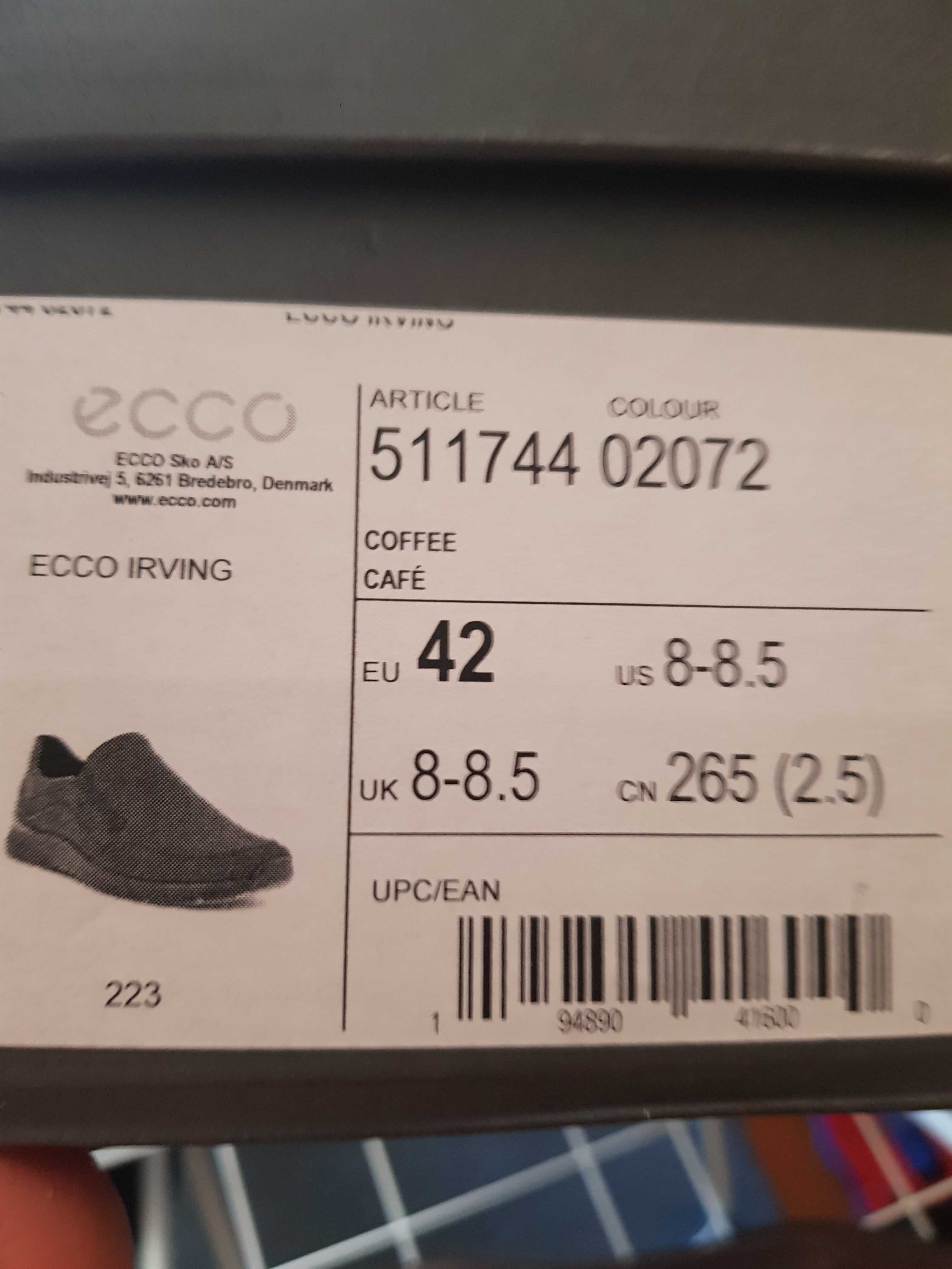 Взуття чоловіче нубук ECCO