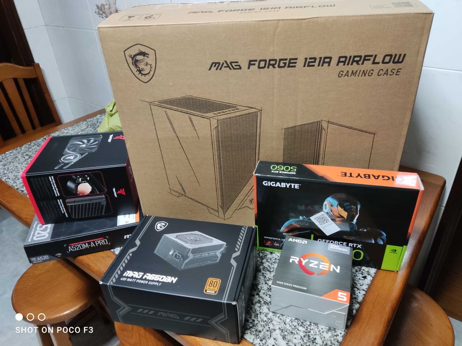 PC Gaming RTX 5060, Ryzen 5 5500, 16GB ram, 1TB NVMe SSD