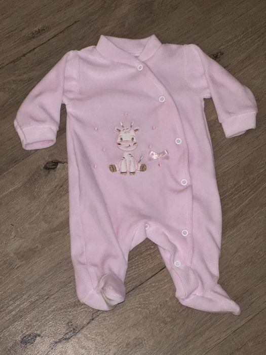 Babygrows veludo bebe 1 mes novos