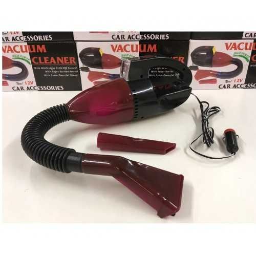 Пылесос автомобильный Vacuum cleaner car от прикуривателя Красный