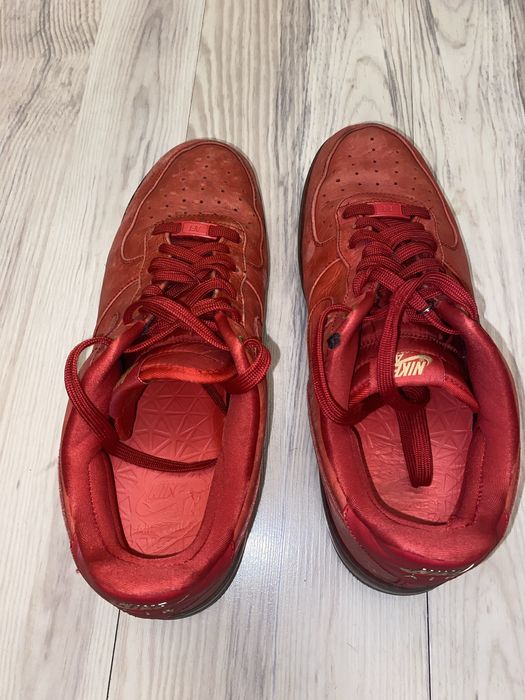 Nike AF1 Air Force 1 cmft lux low Ostrich Red 47.5 us 13 31 cm Wrocław