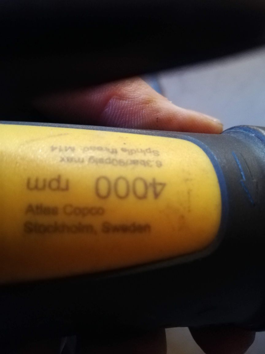 Szlifierka antywibracyjny atlas copco