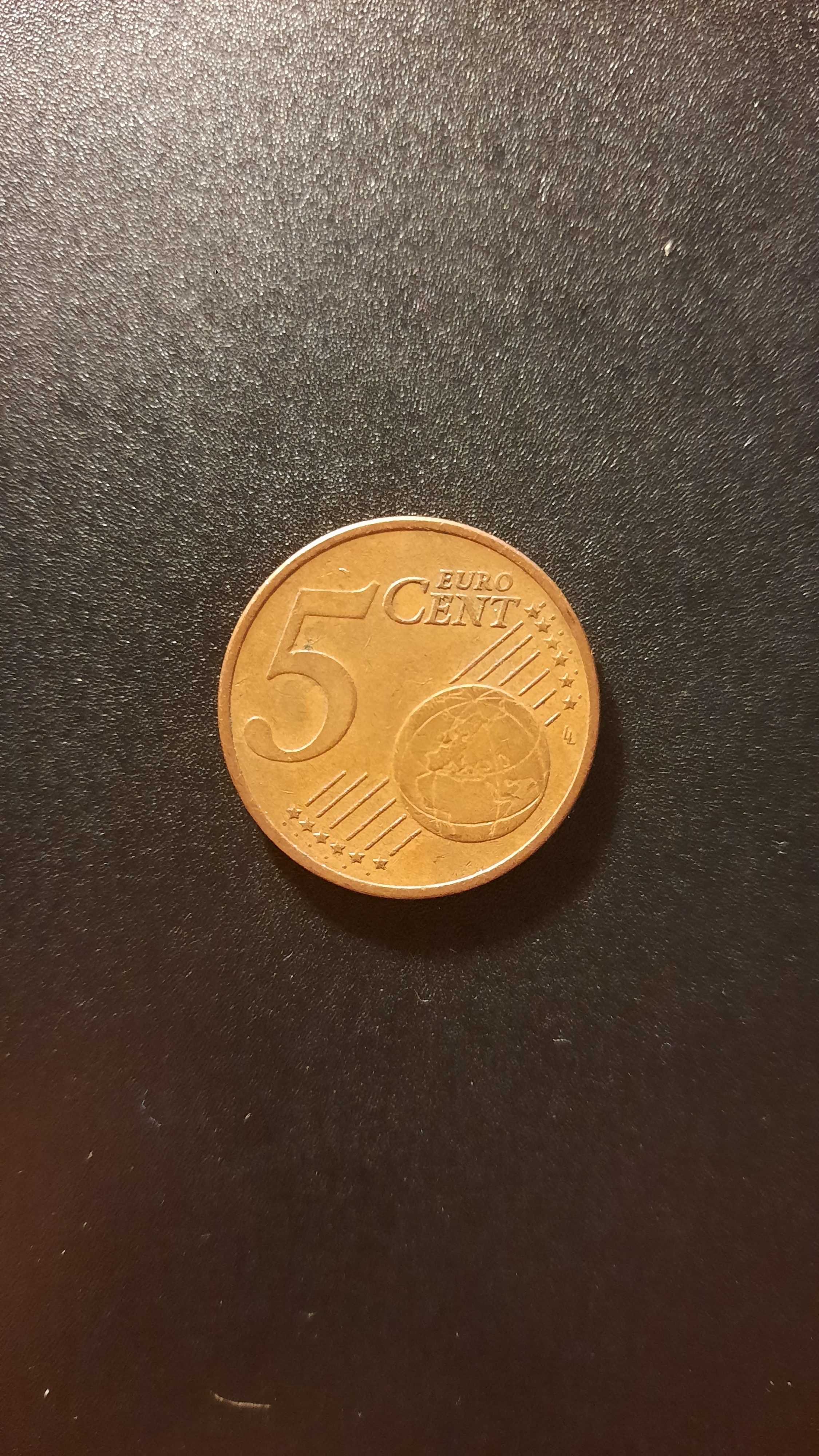 Moedas de 5 cêntimos