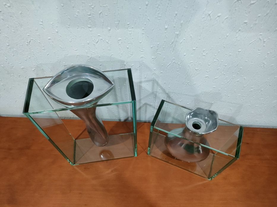 Conjunto de jarras decorativas