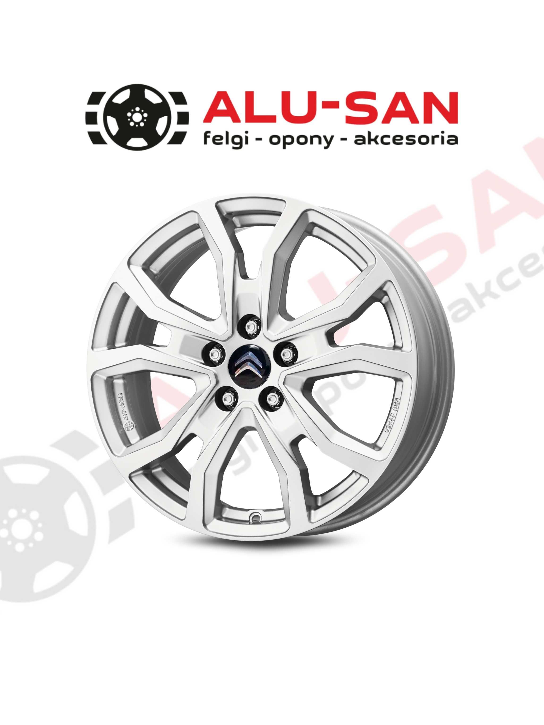 Nowe Alufelgi 16" Citroen Berlingo C4 Jumpyspace Tourer Srebrny 5x108