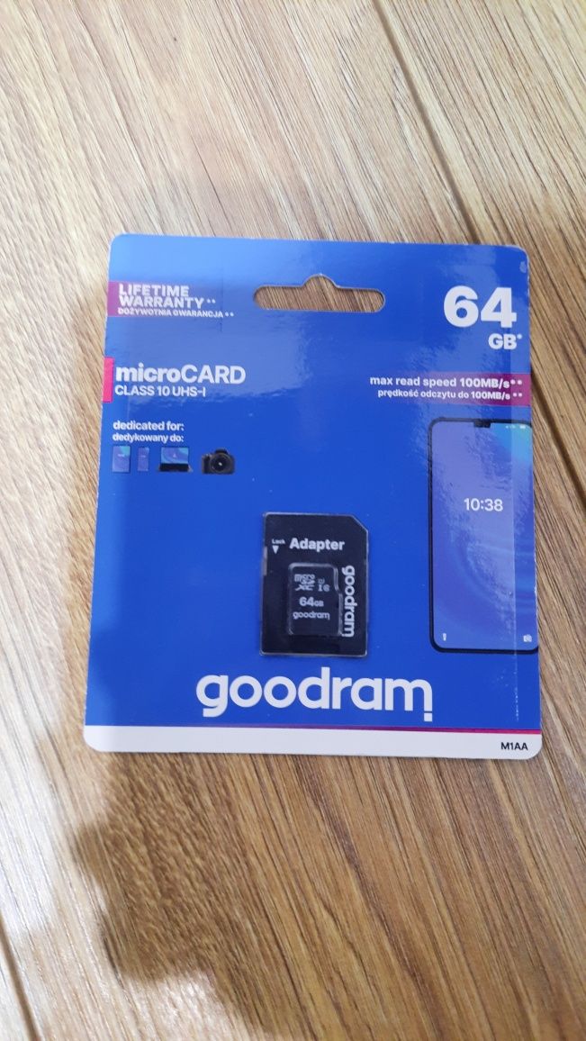 Karta pamięci goodram 64GB 100MB/s