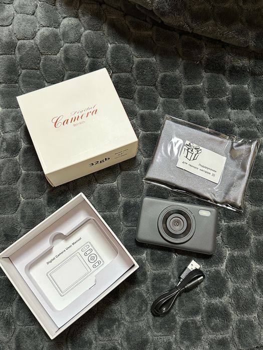 Цифровий фотоапарат Benjie U24 4K 48 Мп + карта пам’яті 32GB