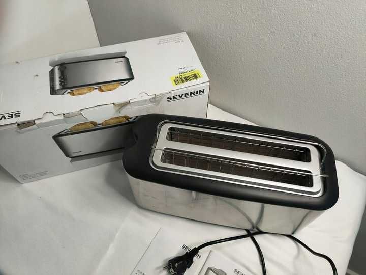 Toster Severin Toster AT 2509 stal szlachetna srebrny/szary 1400 W