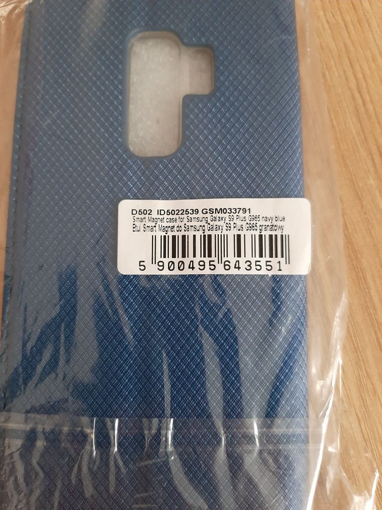 Etui zamykane Samsung Galaxy S9 Plus granatowe