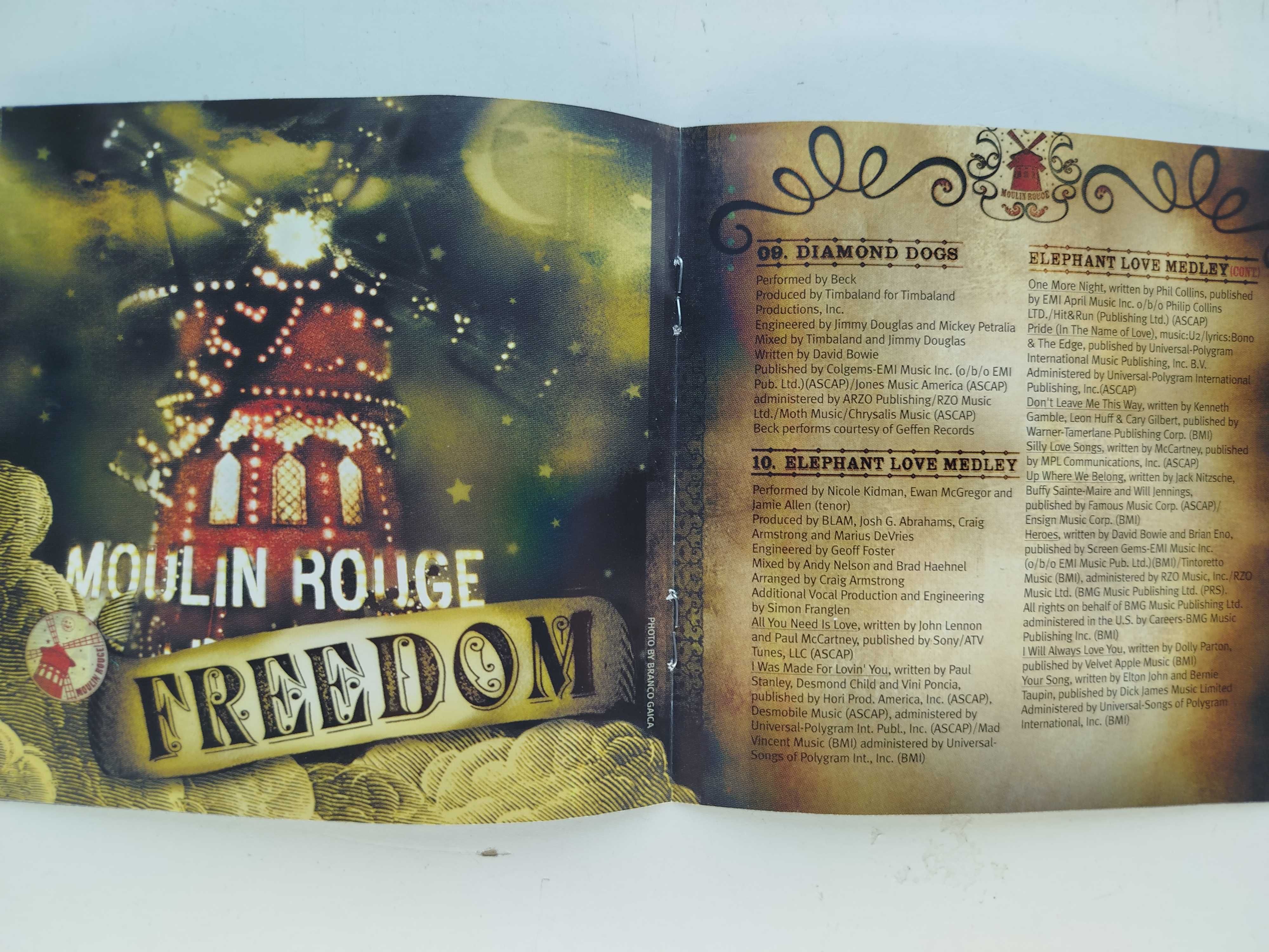 Moulin Rouge soundtrack CD Bowie Bono Kidman Beck Massive Attac
