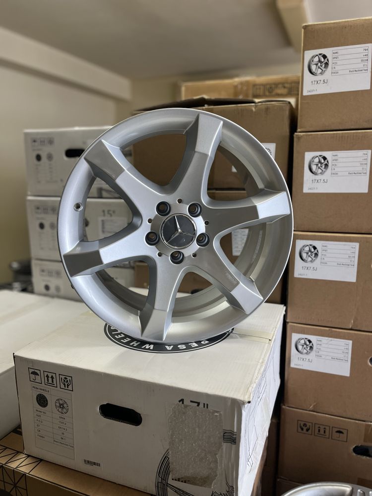 Jantes 17” 5x112 2+2 Originais Mercedes W203 Classe C Hoedus