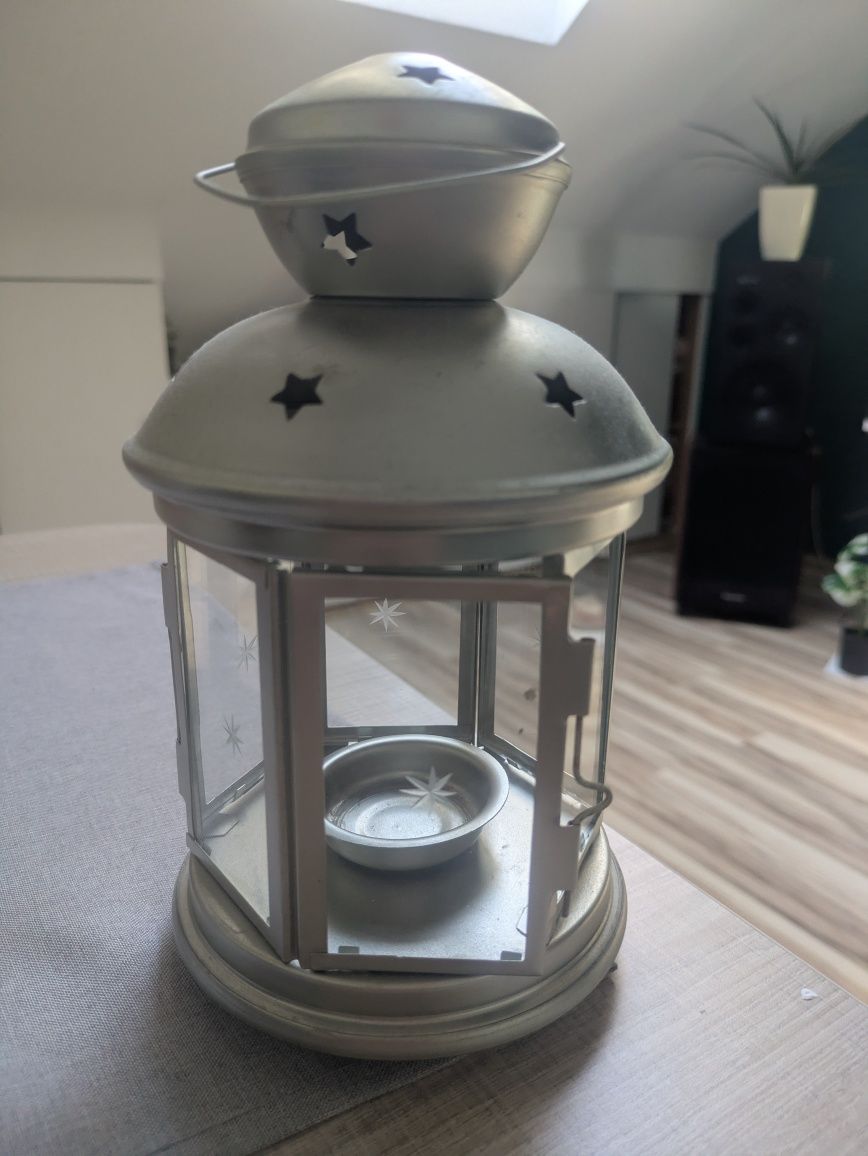 Lampion metalowy,bdb
