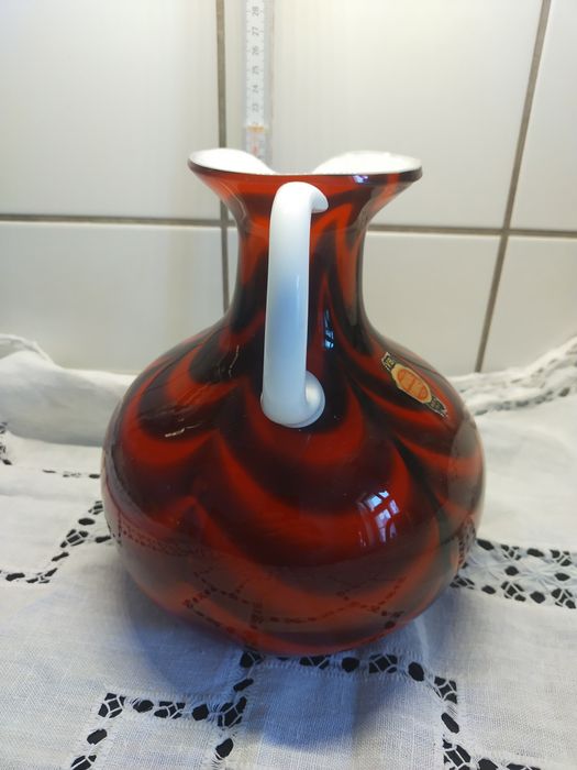 Итальянская ваза кувшин Мурано