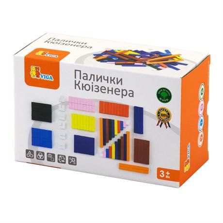 Дерев'яні палички Кюїзенера тм Viga Toys