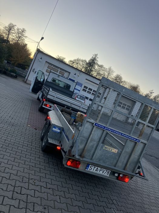 Przyczepa do przewozu minikoparki, sprzetu budowlanego WIOLA 2t/2000kg