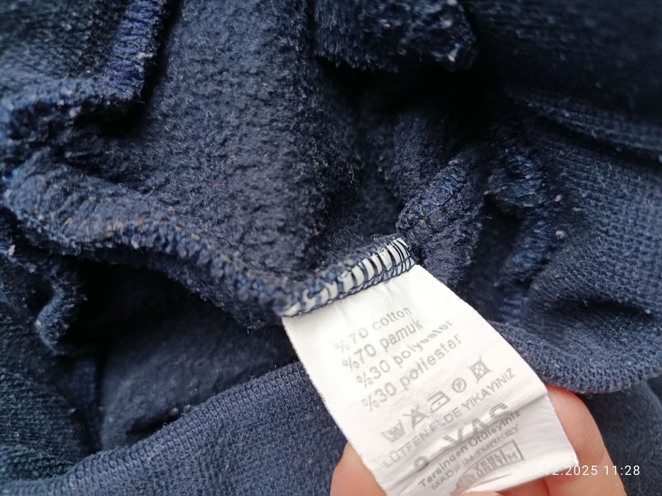 Теплий набір(фліска,штани)74р