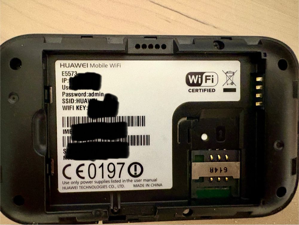 Modem m/Router  LTE Huawei E5573