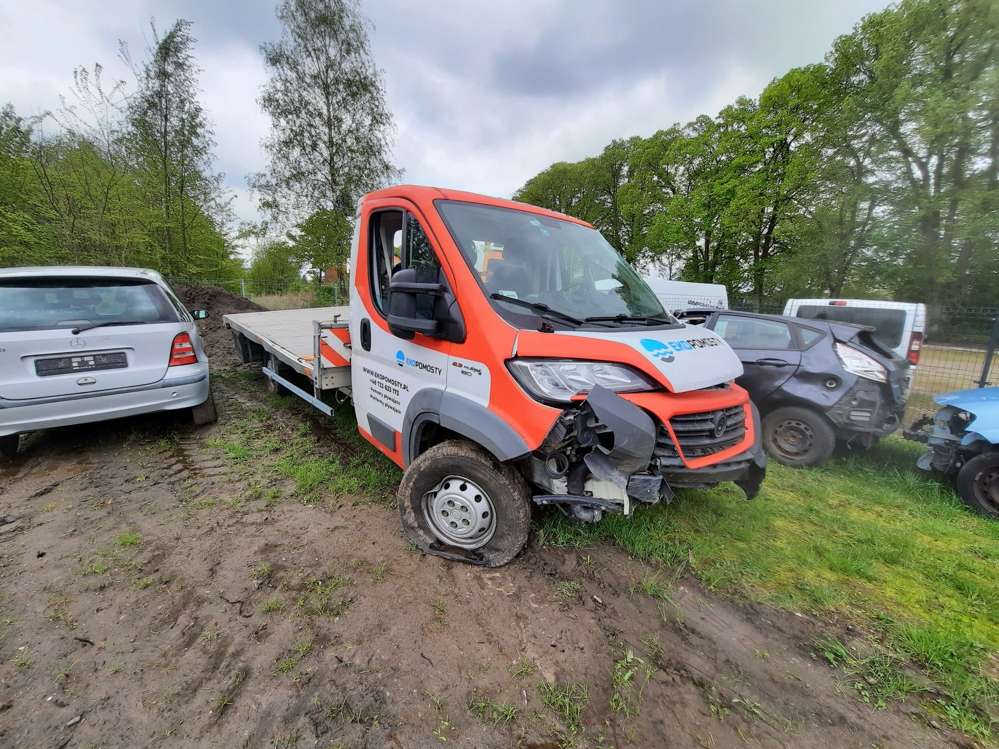 Fiat Ducato 2.3 180km dostawczy platforna autolaweta