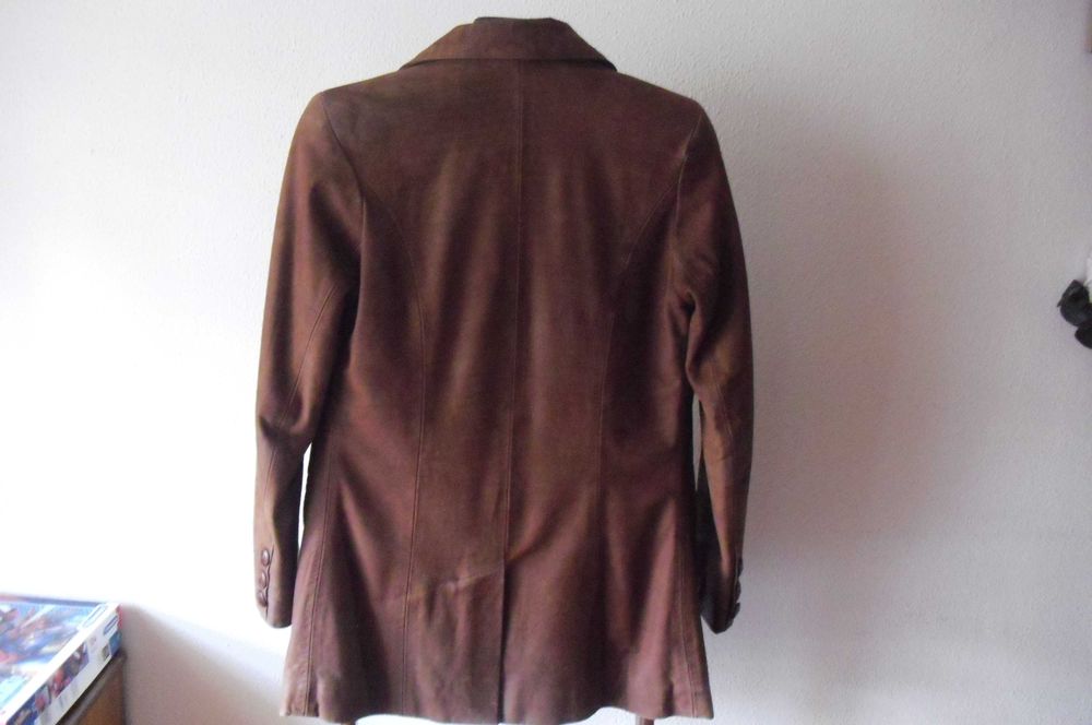 Casaco antílope castanho